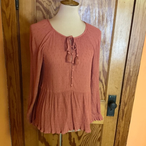 American Eagle boho peasant top - Picture 10 of 12